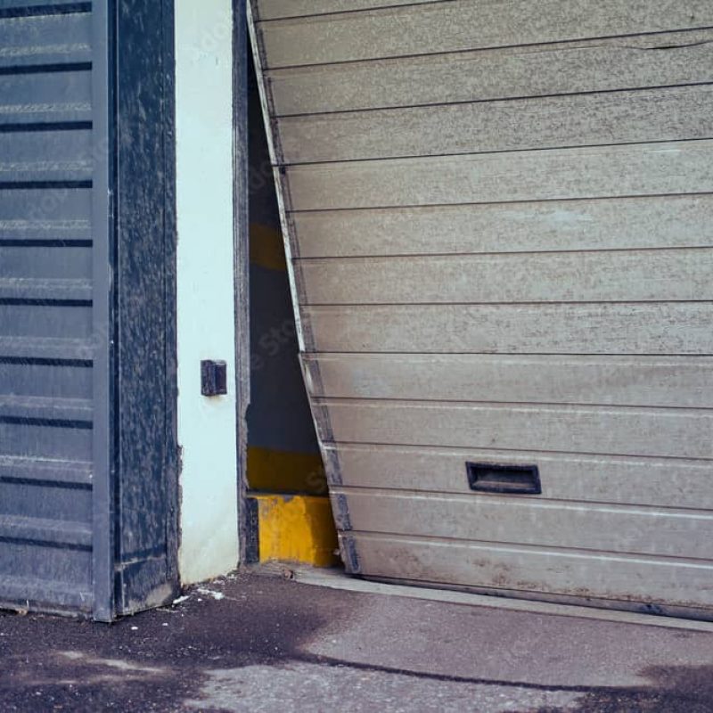 off the track commercial garage door