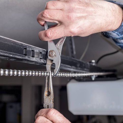repair chain on opener garage door