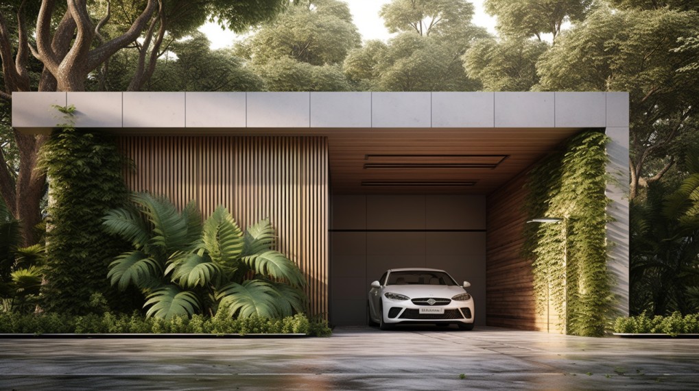 Upgrade Your Home's Style With A New Garage Door 1 car inside an open garage door
