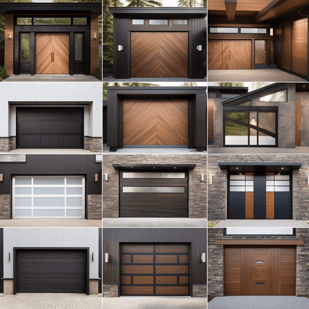 Custom Garage Door Design: Materials, Styles & Integration 1 multiple styles of garage doors
