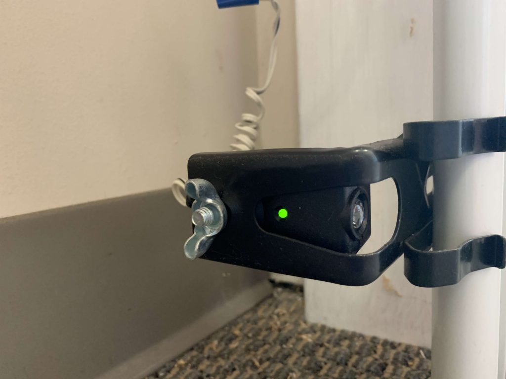 Advanced Garage Door Security 2 garage door sensor (green)